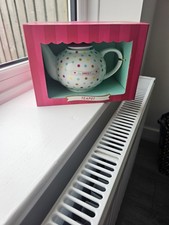 Cute polka dot ceramic - cute, teapot