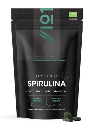 Organic spirulina 2000mg - organic,