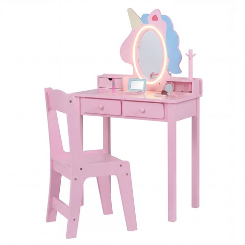Kids vanity set with lighted - set,