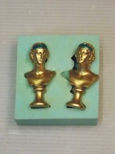 Dolls House Art Deco One pair Of Busts  Silicone Rubber Mould 1 / 12th  Scale