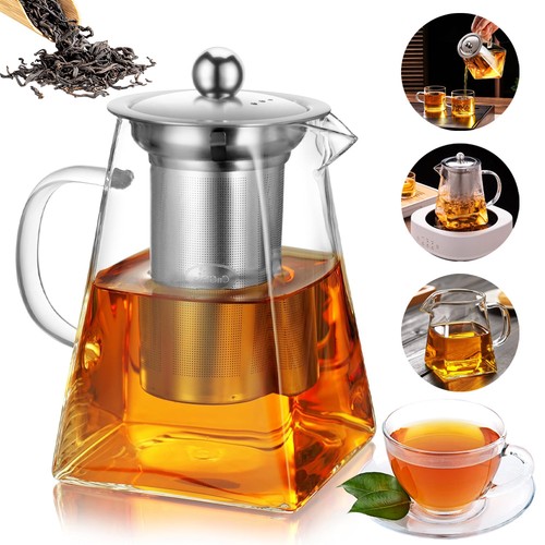 750ml glass teapot with - 750ml,
