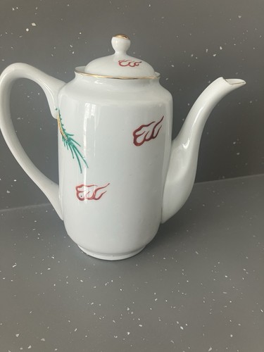 Vintage chinese dragon teapot - vintage,