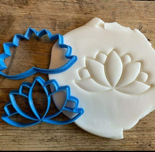 Lotus cookie biscuit cutter - lotus,