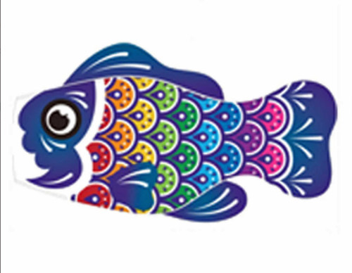 Koi fish windsock life - by, a