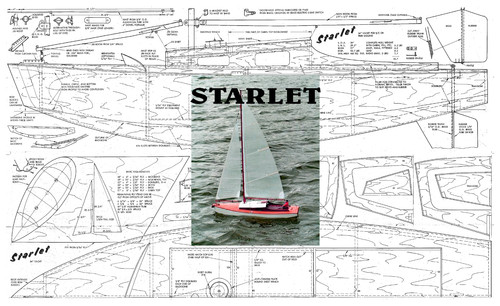 Starlet yacht sailboat rc - starlet,