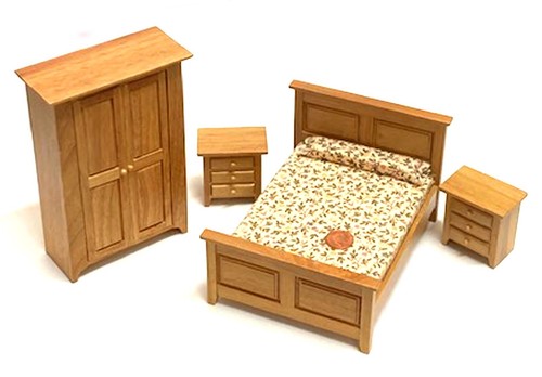 Dolls house wooden - dolls,