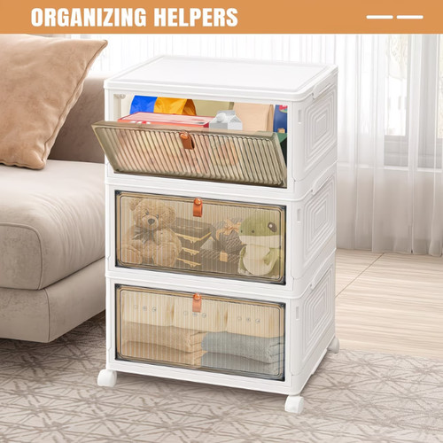 Tier plastic storage drawers - storage,