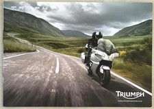 TRIUMPH TROPHY MOTORCYCLE Sales Brochure Poster For 2013