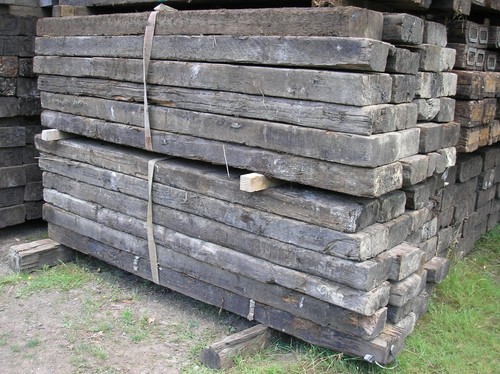 Railway sleepers reclaimed - sleepers,,