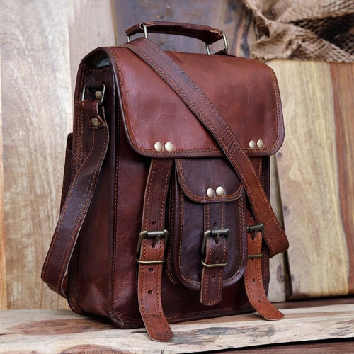 Vintage bag leather - bag,