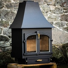 Clearview 650 High Canopy Woodburning Stove Wood Burner - Multifuel 12kW