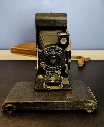 Ensign folding camera vintage - ensign,