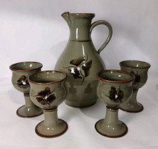Glenshee pottery stoneware jug - pottery,
