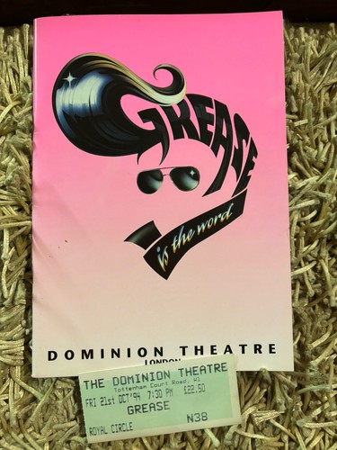 Grease dominion theatre - grease,,