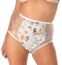 A B Nursery Party Print Pants Delicately Light PVC Plastic Knickers  L 34-38"