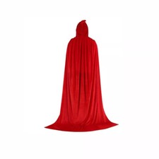 Adult Velvet Hooded Robe Cloak