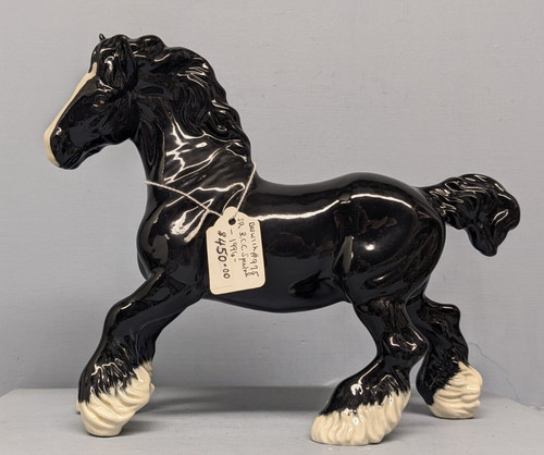 Beswick black cantering shire - beswick,