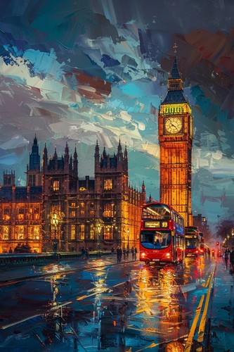 London big ben red - big, bus