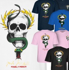 POWELL PERALTA - McGill Skull & Snake - Skateboard Tee Shirt - BONES BRIGADE