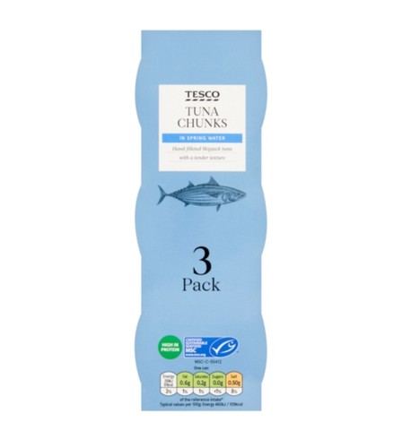 Tesco tuna chunks - tuna,