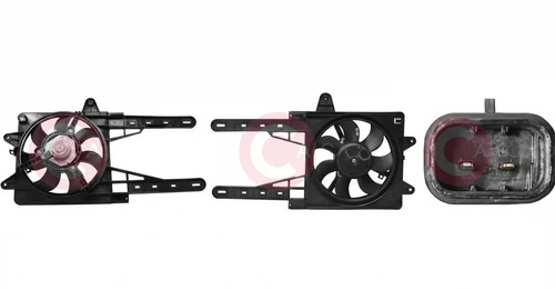 Radiator fan motor for