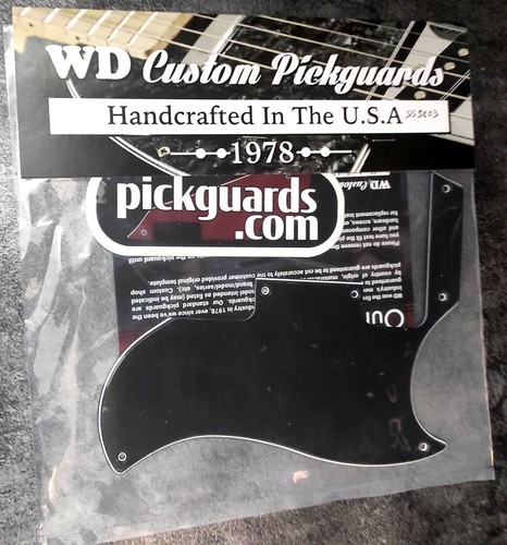 Black 3ply pickguard - black, for