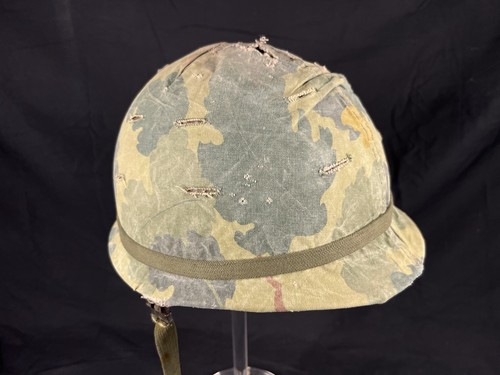 1965 mitchell camo helmet - 1965,