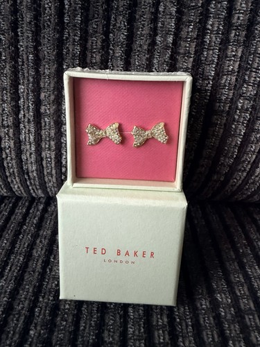 Ted baker gold crystal bow - ted,