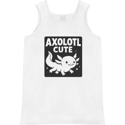 Axolotl cute adult vest - 'axolotl, cute'