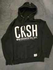 Cross Hatch Designer Mens Hoody In Black Size Large.