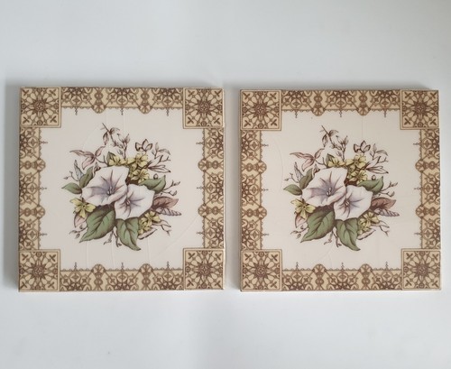 Set victorian style tiles - of,