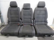 VOLKSWAGEN VW TOURAN MIDDLE ROW CLOTH SEATS CADDY 2K (SEE PHOTOS) 2003-2009