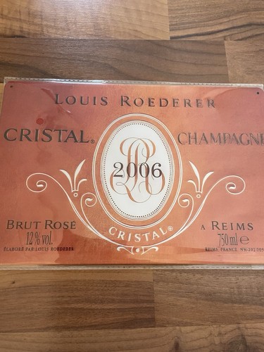Cristal champagne metal - a4,