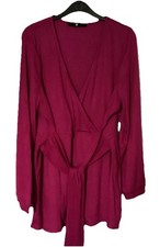 Women’s Tunic Top Size 22#Very# Cerise Pink Soft-ribbed Long Sleeve *Brand New*