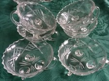 Vintage Cut Glass Dessert/