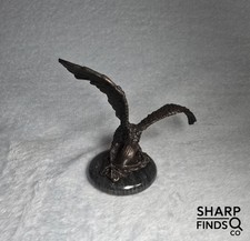 Vintage Bronze Eagle Sculpture