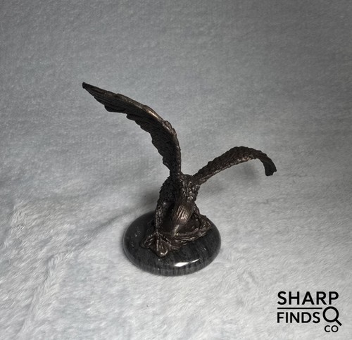 Vintage bronze eagle - vintage, sculpture