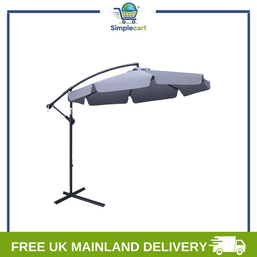 Cantilever parasol banana - 2.7m,