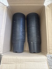 Black Plastic 9cm Round  Plant