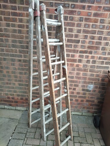 Vintage wooden 6ft - vintage,