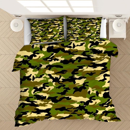 Camouflage quilt duvet - camouflage,