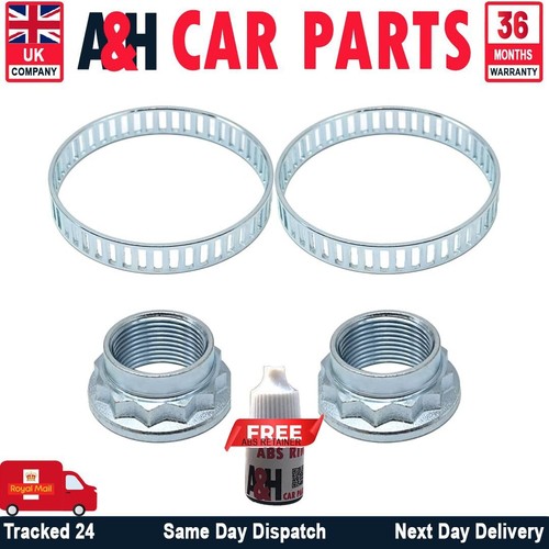 Rear abs reluctor ring nut - rear, ring+nut