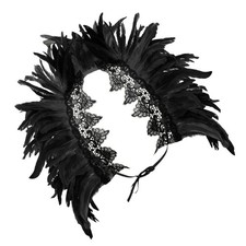 Gothic Feather Shrug Shawl