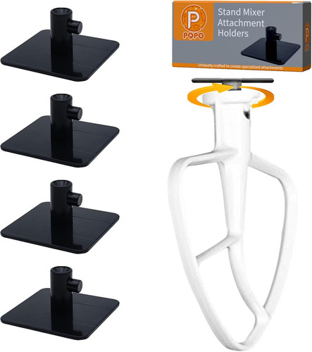 Stand mixer attachment holders - mixer,