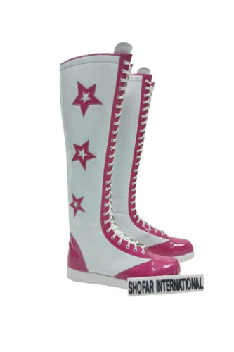 Women pink white - pink, wrestling