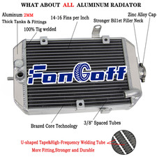 Aluminum Radiator For 2001-2005 Yamaha Raptor 660 YFM660R YFM 660R 2002 2004