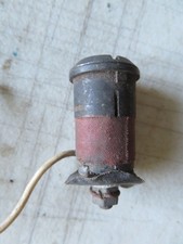 VINTAGE LUCAS IGNITION WARNING LIGHT GREEN   LAND ROVER MORRIS AUSTIN SINGER MG