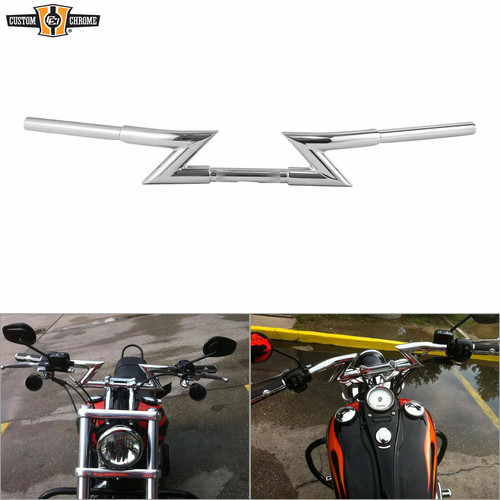 Chrome bar 4 rise - 4",