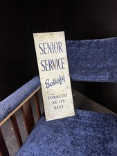 Senior Service Tobacco Tin 1920s/1930s Advertising Sign