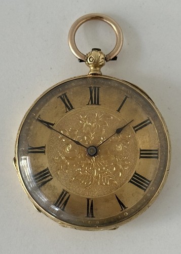 Antique solid 18k gold - solid, pocket
